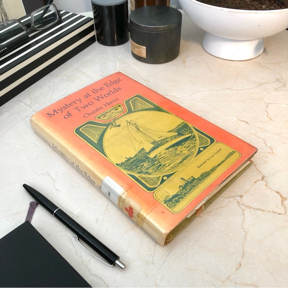 Christie Harris Mystery at the Edge of Two Worlds Book HB DJ Home VTG Vintage